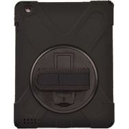 Zore Apple iPad 2 3 4 Defender Standlı Koruyucu - Siyah Kılıf