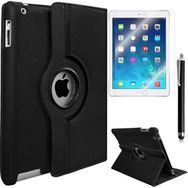 Zore Apple iPad 2 3 4 Dönebilen Standlı - Siyah Kılıf