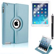 Zore Apple iPad 2 3 4 Uyumlu Dönebilen Mavi Standlı Kılıf