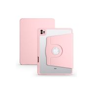Zore Apple iPad Air 10.9 2020 4. Nesil Uyumlu Pembe Termik Kalem Bölmeli Dönebilen Standlı Kılıf