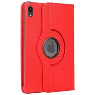 Zore Apple iPad Mini 2021 6. Nesil Uyumlu Kırmızı Dönebilen Standlı Kılıf