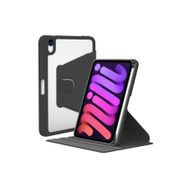 Zore Apple iPad Mini 2021 6. Nesil Uyumlu Siyah Nayn Dönebilen Standlı Kılıf