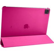 Zore Apple iPad Pro 12.9 2020 4. Nesil Smart Cover Standlı 1-1 - Pembe Kılıf
