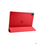 Zore Apple iPad Pro 12.9 2021 5. Nesil Uyumlu Kırmızı Smart Cover Standlı 1-1 Kılıf