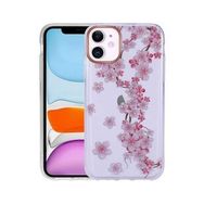 Zore Apple iPhone 11 Desenli Simli Sert İnka Kapak Kılıf