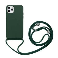 Zore Apple iPhone 11 Pro Max Ropi İpli Silikon Kılıf
