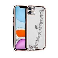 Zore Apple iPhone 11 Taş Süslemeli Kamera Korumalı El Tutamaçlı Blazer Kapak Kılıf