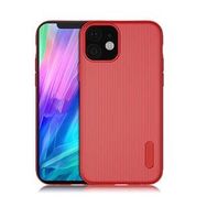 Zore Apple iPhone 11 Tio Çizgili Tasarım Silikon Kılıf