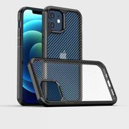 Zore Apple iPhone 12 Mini İnoks Fiber Yüzey Tasarım Cep Telefonu Kılıfı