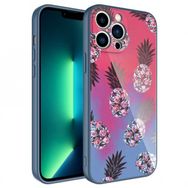 Zore Apple iPhone 12 Pro Max Kamera Korumalı Desenli Sert Silikon Epoksi Kapak Kılıf
