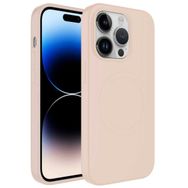 Zore Apple iPhone 12 Pro Max Magsafe Wireless Şarj Özellikli Pastel Renk Silikon Plastik Kapak Kılıf