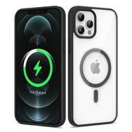 Zore Apple iPhone 12 Pro Max Magsafe Wireless Şarj Özellikli Silikon Ege Kapak Kılıf