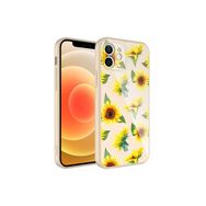 Zore Apple iPhone 12 Uyumlu Kamera Korumalı Desenli Sert Silikon Epoksi Kapak NO2 Cep Telefonu Kılıfı