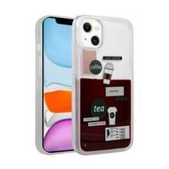 Zore Apple iPhone 13 Desenli Sıvılı Drink Silikon Kapak Kılıf