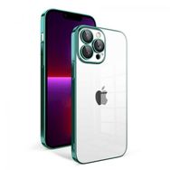 Zore Apple iPhone 13 Pro Kamera Korumalı Renkli Çerçeveli Garaj Kapak Kılıf