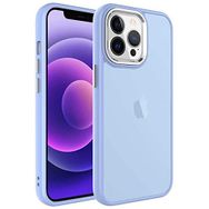 Zore Apple iPhone 13 Pro Max Uyumlu Lila Buzlu Sert PC May Kapak Kılıf
