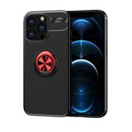 Zore Apple iPhone 13 Pro Max Uyumlu Siyah Kırmızı Ravel Silikon Kapak Kılıf
