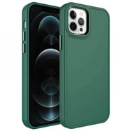 Zore Apple iPhone 13 Pro Metal Çerçeve ve Buton Tasarımlı Sert Botox Kapak Kılıf