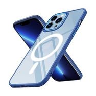 Zore Apple Iphone 13 Pro Wireless Şarj Özellikli Krom Magsafe Silikon Cep Telefonu Kılıfı
