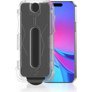 Zore Apple iPhone 14 Plus Kolay Uygulama Aparatlı 5D Magic Privacy Glass Hayalet Cam Siyah Ekran Koruyucu