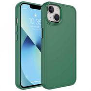 Zore Apple iPhone 14 Plus Metal Çerçeve Buton Tasarımlı Sert Botox Kapak Kılıf