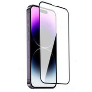 Zore Apple iPhone 14 Pro Max ​​​​​​​​​​​​Darbeye Dayanıklı Anti Statik Temperli Cam Siyah Ekran Koruyucu