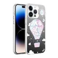 Zore Apple iPhone 14 Pro Max Desenli Silver Sert Kapak Kılıf