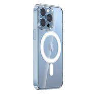 Zore Apple iPhone 14 Pro Max Magsafe Şarj Özellikli Şeffaf Sert PC Embos Kapak Kılıf