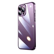Zore Apple iPhone 14 Pro Max Sert PC Renkli Çerçeveli Riksos Silikon Kapak Kılıf