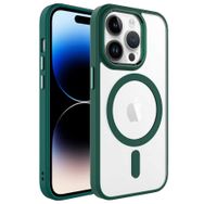 Zore Apple iPhone 14 Pro Wireless Şarj Özellikli Krom Magsafe Silikon Kapak Kılıf
