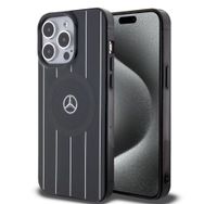 Zore Apple iPhone 15 Pro Mercedes Benz Orijinal Lisanslı Magsafe Şarj Özellikli Çift Katmanlı Paralel Çizgi Desenli Kapak Kılıf
