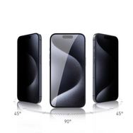 Zore Apple iPhone 15 Pro Uyumlu Rika Premium Privacy Temperli Cam Ekran Koruyucu