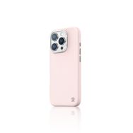 Zore Apple iPhone 16 Pro Max Magsafe Şarj Özellikli Suni Deri Tasarımlı Pynana Starry Serisi Kapak Pembe Kılıf