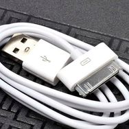 Zore Apple iPhone 4S Beyaz USB Kablo