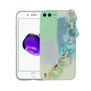 Zore Apple Iphone 7 Plus Simli Desenli El Askılı Tutacaklı Elsa Silikon Cep Telefonu Kılıfı