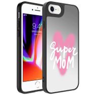 Zore Apple iPhone 8 Plus Aynalı Desenli Kamera Korumalı Parlak Mirror Kapak Kılıf