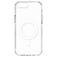 Zore Apple iPhone 8 Plus Magsafe Şarj Özellikli Şeffaf Sert PC Embos Kapak Kılıf