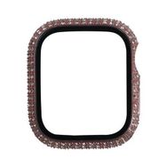 Zore Apple Watch 7 45 mm Watch Gard 24 Kenarları Taşlı Sert Pc Kasa ve Ekran Koruyucu