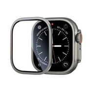Zore Apple Watch Ultra 49 mm Alm-01 Metal Çerçeveli Ekran Koruyucu