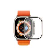 Zore Apple Watch Ultra 49 mm Alm-02 Metal Çerçeveli Ekran Koruyucu