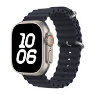 Zore Apple Watch Ultra 49 mm KRD-75 Midnight Silikon Kordon