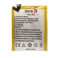 Zore Casper Via A3 Plus Zore Tam Orjinal Batarya