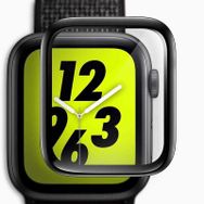 Zore Full Yapışkanlı Siyah Cam Apple Watch 7 41 mm Ekran Koruyucu