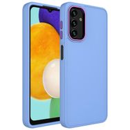 Zore Galaxy A04 Metal Çerçeve ve Buton Tasarımlı Silikon Luna Kapak Kılıf