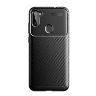 Zore Galaxy A11 Karbon Tasarım Negro Silikon Cep Telefonu Kılıfı