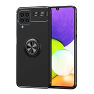Zore Galaxy A22 4G Ravel Yüzüklü Magnetic Standlı Silikon Kapak Kılıf