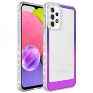 Zore Galaxy A33 5G Simli ve Renk Geçiş Tasarımlı Lens Korumalı Park Kapak Kılıf
