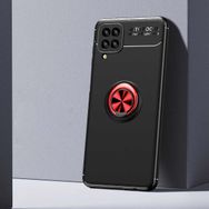 Zore Galaxy M12 Ravel Yüzüklü Magnetic Standlı Silikon Kapak Kılıf