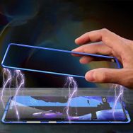 Zore Galaxy Note 10 Plus Devrim Mıknatıslı Cam Kapak Kılıf