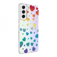 Zore Galaxy S21 FE M-Blue Desenli Kapak Kılıf